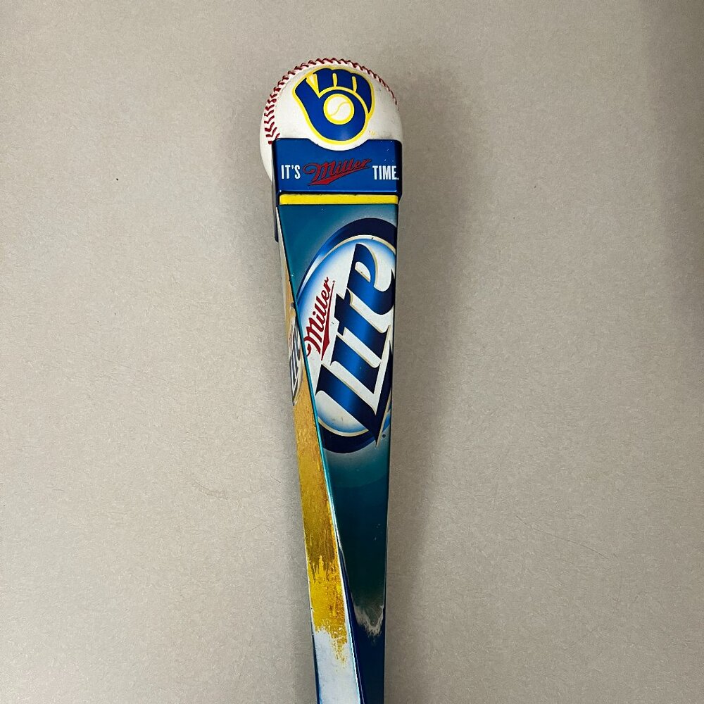 Vintage Milwaukee Brewers Miller Lite Tap Handle